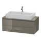 Duravit Meuble sous-lavabo Compact L-Cube 102x47,7 cm, blanc brillant, 2 tiroirs-1