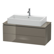 Duravit Meuble sous-lavabo Compact L-Cube 102x47,7 cm, blanc brillant, 2 tiroirs