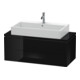 Duravit Meuble sous-lavabo Compact L-Cube 102x47,7 cm, blanc brillant, avec 2 tiroirs-1