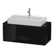 Duravit Meuble sous-lavabo Compact L-Cube 102x47,7 cm, blanc brillant, avec 2 tiroirs