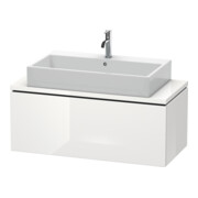 Duravit Meuble sous-lavabo Compact L-Cube 102x47,7 cm, blanc brillant, avec console, 1 tiroir