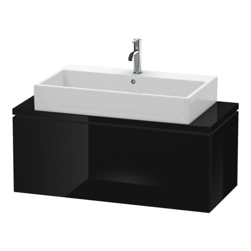 Duravit Meuble sous lavabo Compact L-Cube 102x47,7 cm, blanc brillant, avec console, 1 tiroir