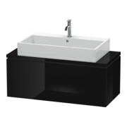 Duravit Meuble sous lavabo Compact L-Cube 102x47,7 cm, blanc brillant, avec console, 1 tiroir