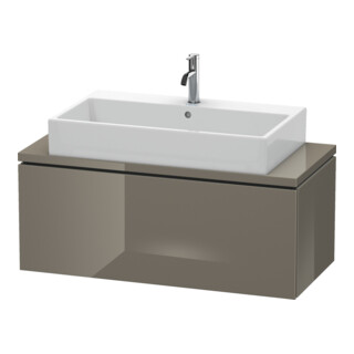 Duravit Meuble sous lavabo Compact L-Cube 102x47,7 cm, blanc brillant, pour console, 1 tiroir