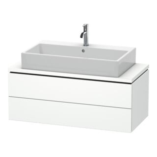 Duravit Meuble sous-lavabo Compact L-Cube 102x47,7 cm, blanc mat, 2 tiroirs