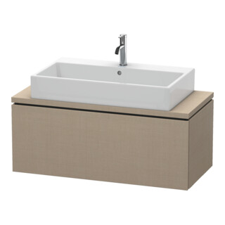 Duravit Meuble sous lavabo Compact L-Cube 102x47,7 cm, blanc, pour console, 1 tiroir