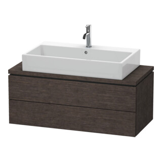 Duravit Meuble sous lavabo Compact L-Cube 102x47,7 cm, E d geb., pour console, 2 tiroirs