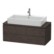 Duravit Meuble sous lavabo Compact L-Cube 102x47,7 cm, E d geb., pour console, 2 tiroirs