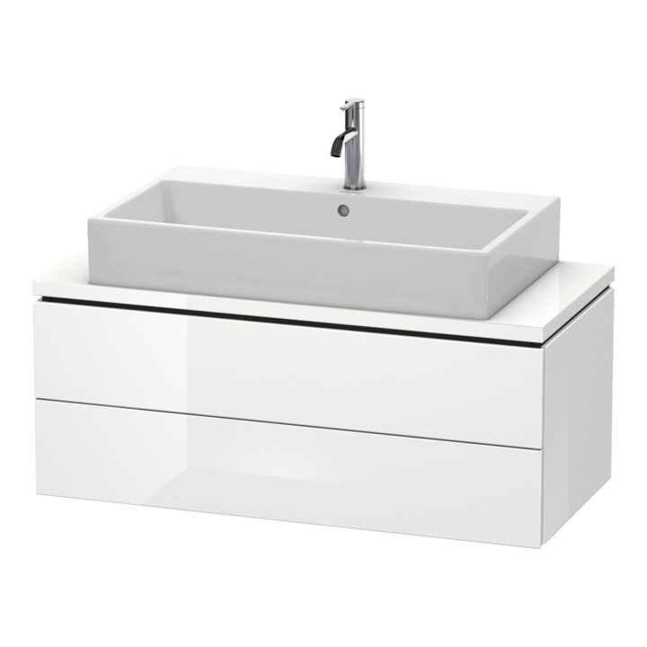 Duravit Meuble sous lavabo Compact L-Cube 102x47,7 cm, E d geb., pour console, 2 tiroirs
