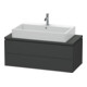 Duravit Meuble sous-lavabo Compact L-Cube 102x47,7 cm, graph ma, 2 tiroirs-1