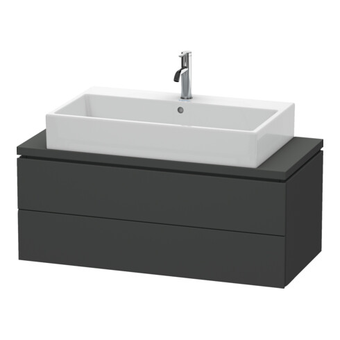 Duravit Meuble sous-lavabo Compact L-Cube 102x47,7 cm, graph ma, 2 tiroirs