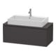 Duravit Meuble sous-lavabo Compact L-Cube 102x47,7 cm, graphite mat, f Kons, 1 tiroir-1
