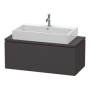 Duravit Meuble sous-lavabo Compact L-Cube 102x47,7 cm, graphite mat, f Kons, 1 tiroir