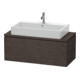 Duravit Meuble sous lavabo Compact L-Cube 102x47,7 cm, gris foncé, pour console, 1 tiroir-1