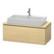 Duravit Meuble sous lavabo Compact L-Cube 102x47,7 cm, méd. chêne, p. console, 1 tiroir-1
