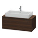 Duravit Meuble sous lavabo Compact L-Cube 102x47,7 cm, noyer, 1 tiroir, pour console-1