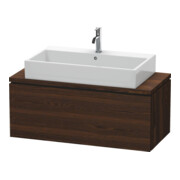 Duravit Meuble sous lavabo Compact L-Cube 102x47,7 cm, noyer, 1 tiroir, pour console-1
