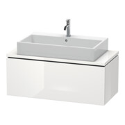 Duravit Meuble sous lavabo Compact L-Cube 102x47,7 cm, noyer, 1 tiroir, pour console-4