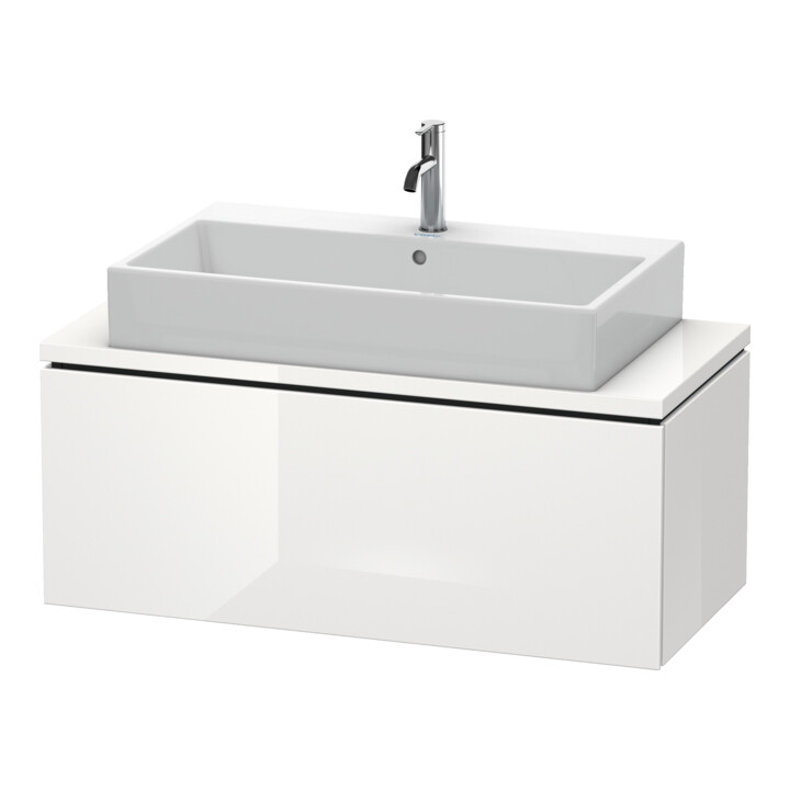 Duravit Meuble sous lavabo Compact L-Cube 102x47,7 cm, noyer, 1 tiroir, pour console