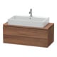 Duravit Meuble sous-lavabo Compact L-Cube 102x47,7 cm, Noyer Naturel, pour console, 2 tiroirs-1