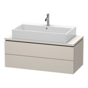Duravit Meuble sous lavabo Compact L-Cube 102x47,7 cm, taupe mat, f Kons, 2 tiroirs