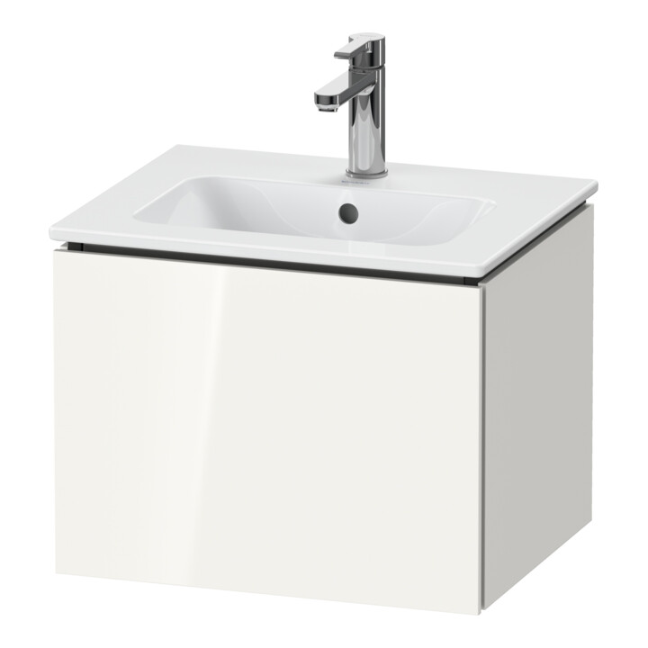 Duravit Meuble sous lavabo Compact L-Cube 52x42,1x40 cm, 1 tiroir, blanc, surface mate