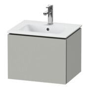 Duravit Meuble sous-lavabo Compact L-Cube 52x42,1x40 cm, 1 tiroir, suspendu, béton gris