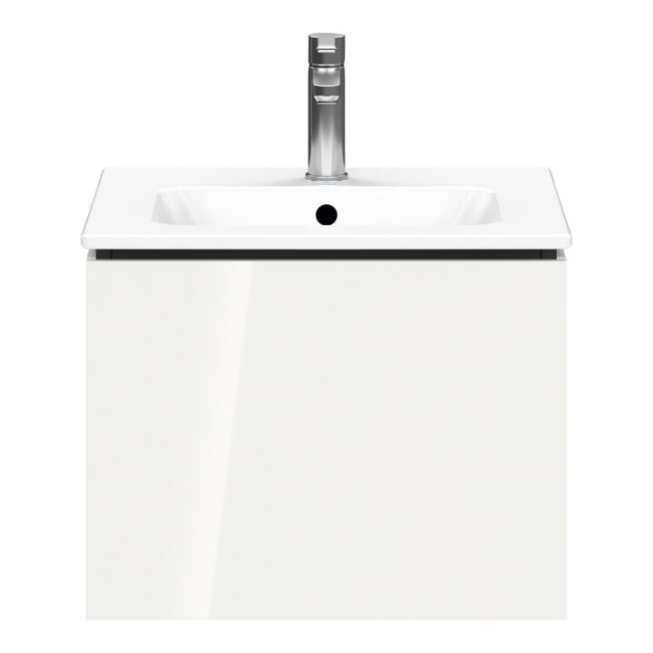 Duravit Meuble sous lavabo Compact L-Cube 52x42,1x40 cm, 1 tiroir, suspendu, blanc brillant
