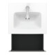Duravit Meuble sous lavabo Compact L-Cube 52x42,1x40 cm, 1 tiroir, suspendu, blanc brillant