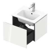 Duravit Meuble sous lavabo Compact L-Cube 52x42,1x40 cm, 1 tiroir, suspendu, blanc brillant-5