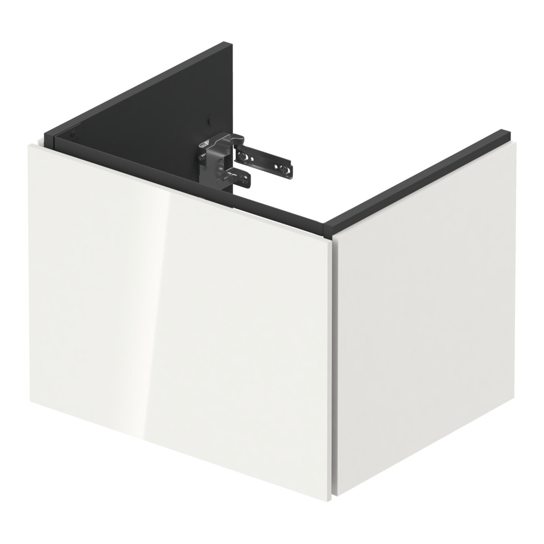 Duravit Meuble sous lavabo Compact L-Cube 52x42,1x40 cm, 1 tiroir, suspendu, blanc brillant