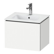 Duravit Meuble sous lavabo Compact L-Cube 52x42,1x40 cm, 1 tiroir, suspendu, blanc mat-1