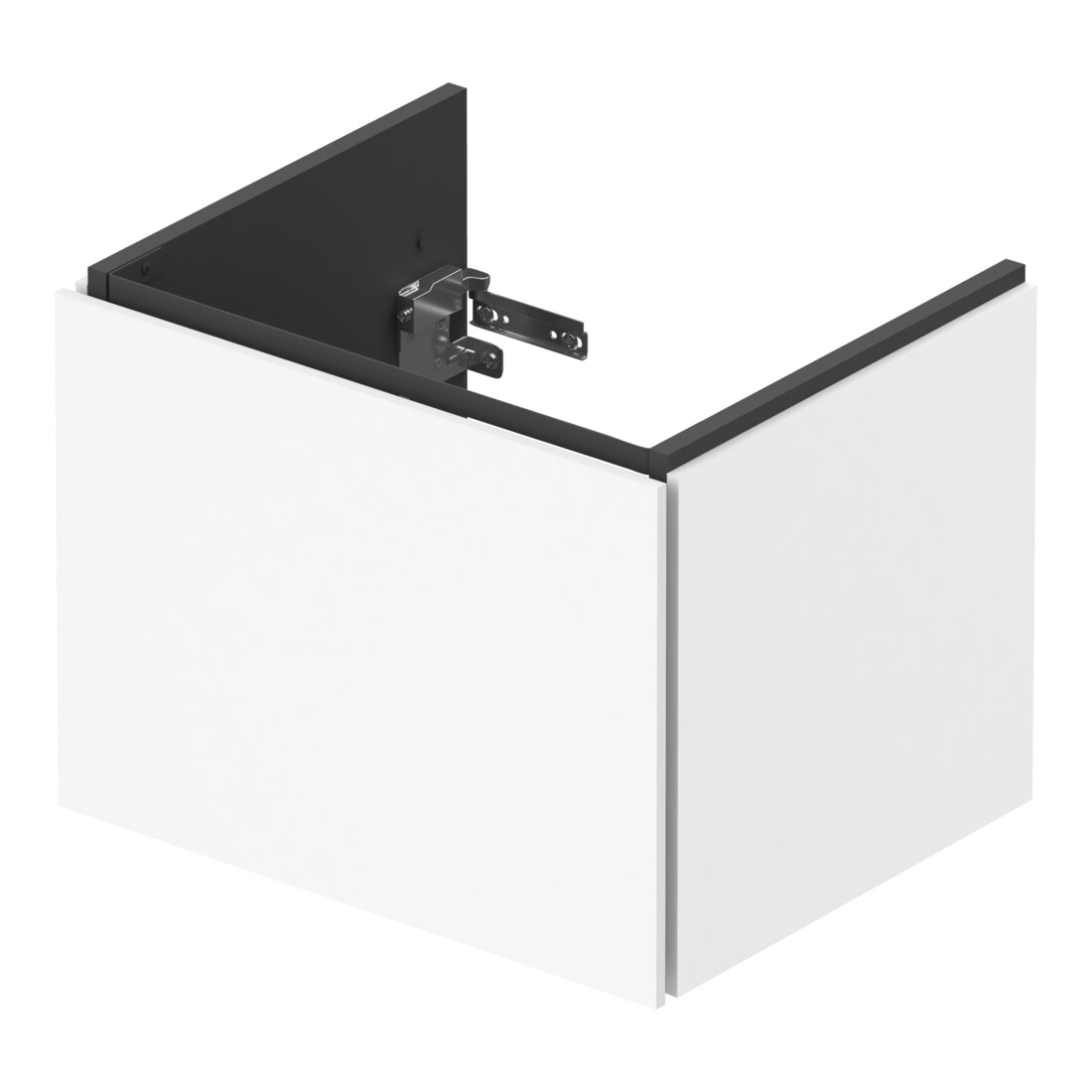 Duravit Meuble sous lavabo Compact L-Cube 52x42,1x40 cm, 1 tiroir, suspendu, blanc mat
