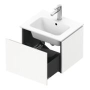 Duravit Meuble sous lavabo Compact L-Cube 52x42,1x40 cm, 1 tiroir, suspendu, blanc mat-5