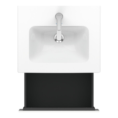 Duravit Meuble sous lavabo Compact L-Cube 52x42,1x40 cm, 1 tiroir, suspendu, blanc mat