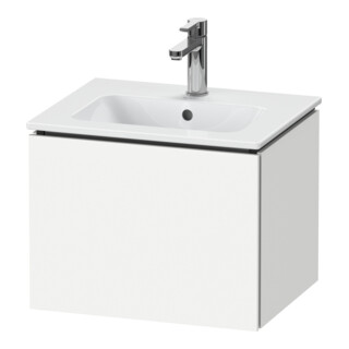 Duravit Meuble sous lavabo Compact L-Cube 52x42,1x40 cm, 1 tiroir, suspendu, blanc mat