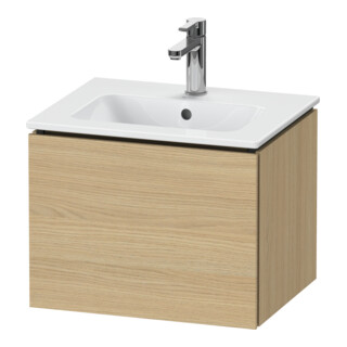 Duravit Meuble sous lavabo Compact L-Cube 52x42,1x40 cm, 1 tiroir, suspendu, blanc naturel