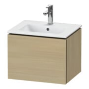 Duravit Meuble sous-lavabo Compact L-Cube 52x42,1x40 cm, 1 tiroir, suspendu, chêne médium
