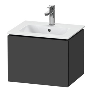 Duravit Meuble sous lavabo Compact L-Cube 52x42,1x40 cm, 1 tiroir, suspendu, gris mat