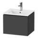 Duravit Meuble sous lavabo Compact L-Cube 52x42,1x40 cm, 1 tiroir, suspendu, gris mat-1