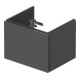Duravit Meuble sous lavabo Compact L-Cube 52x42,1x40 cm, 1 tiroir, suspendu, gris mat