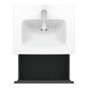 Duravit Meuble sous lavabo Compact L-Cube 52x42,1x40 cm, 1 tiroir, suspendu, gris mat-5