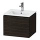 Duravit Meuble sous-lavabo Compact L-Cube 52x42,1x40 cm, 1 tiroir, suspendu, noyer satiné-1