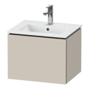 Duravit Meuble sous-lavabo Compact L-Cube 52x42,1x40 cm, 1 tiroir, suspendu, Tau mat