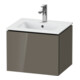 Duravit Meuble sous-lavabo Compact L-Cube 52x42,1x40cm, 1 tiroir, suspendu, blanc brillant-1