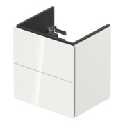 Duravit Meuble sous lavabo Compact L-Cube 52x42,1x55 cm, 2 tiroirs, suspendu, blanc brillant-2