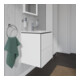 Duravit Meuble sous lavabo Compact L-Cube 52x42,1x55 cm, 2 tiroirs, suspendu, blanc brillant-4