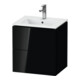 Duravit Meuble sous lavabo Compact L-Cube 52x42,1x55 cm, 2 tiroirs, suspendu, blanc brillant-1