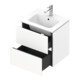 Duravit Meuble sous lavabo Compact L-Cube 52x42,1x55 cm, 2 tiroirs, suspendu, blanc mat-4