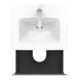 Duravit Meuble sous lavabo Compact L-Cube 52x42,1x55 cm, 2 tiroirs, suspendu, blanc mat-5